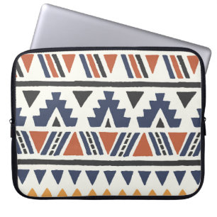 Capa Para Notebook Aztec Étnico: Desenho Mão Sem Costura