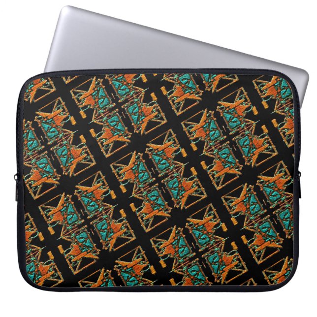 Capa Para Notebook Aztec Mandala (Frente)
