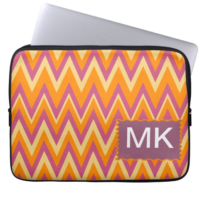 Capa Para Notebook Aztec Tribal ZigZag (Frente)