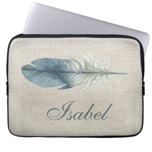 Capa Para Notebook Azul-cinza, cor-de-água, cor bege claro