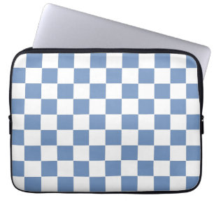 Capa Para Notebook Azul/Cinza e branco verificados