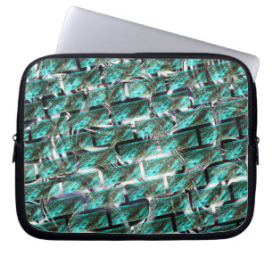 Capa Para Notebook Azul-claro, bolhas na grade ou efeito de tijolo?