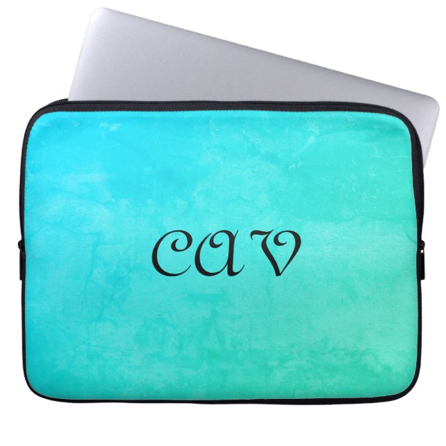 Capa Para Notebook Azul Cornflower Greenleaf (Frente)