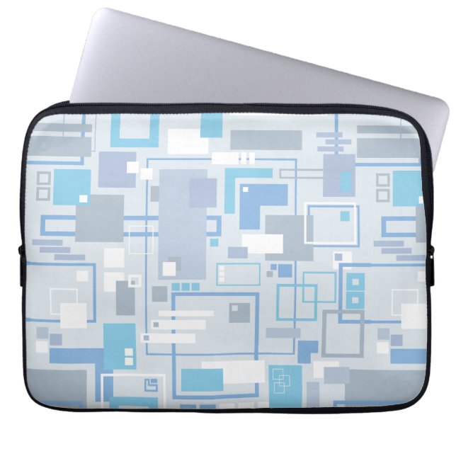 Capa Para Notebook Azul de Gato Legal (Frente)