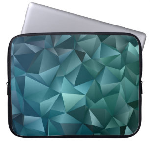 Capa Para Notebook Azul escuro, modelo verde de colheita com cristais