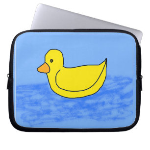 Capa Para Notebook Azul-Pocorn Anime Ducky