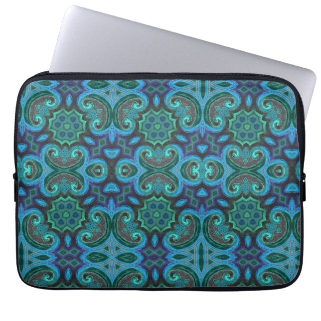 Capa Para Notebook Azul profundo (Frente)