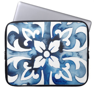 Capa Para Notebook Azulejo Cobalt II