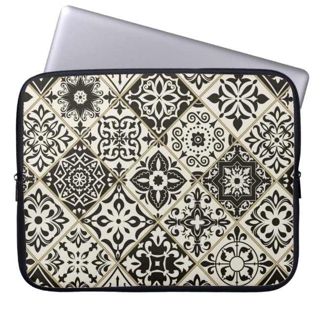 Capa Para Notebook Azulejo sem falhas com o Islã, árabe, indiano (Frente)