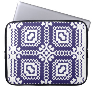 Capa Para Notebook Azulejos azulejo cerâmicos de cor decorativa. Vint
