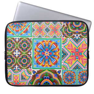 Capa Para Notebook Azulejos cerâmicos, majolica, ornamentabstrato, ar