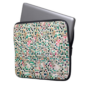 Capa Para Notebook Azulejos de sorvete em estilo áspero texturizado,