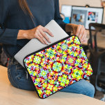 Capa Para Notebook Azulejos do Mediterrâneo, Azulejos de Tinta Álcool<br><div class="desc">Padrão elegante,  na moda e sofisticado com azulejos mediterrânicos em cores de tinta alcoólica. Presente moderno e moderno,  perfeito para o amante Majolica em sua vida.</div>