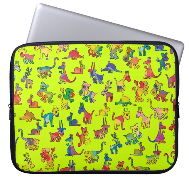 Capa Para Notebook Azulejos-Padrão de abstrato (Frente)