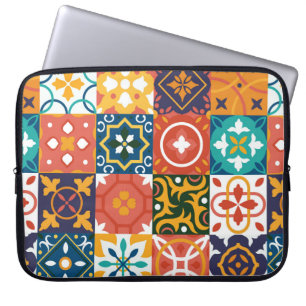 Capa Para Notebook Azulejos Vintage Fundo Vintage. Geom tradicional