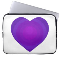 B&W Corações Roxos Batendo