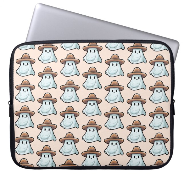 Capa Para Notebook Baby Boo Cowboy Ghost Halloween Collection (Frente)