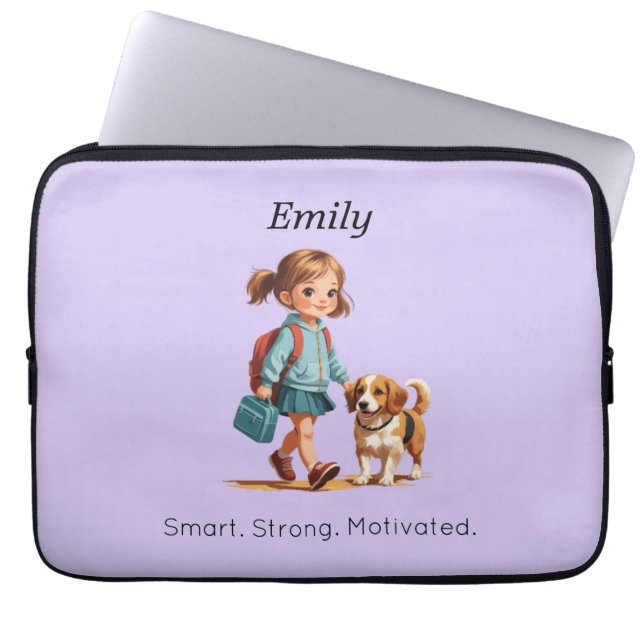 Capa Para Notebook Back to School Tech Bag – Personalized (Frente)
