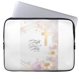 Capa Para Notebook Bag de Eletrônicos Cruzados Dourados Elegantes