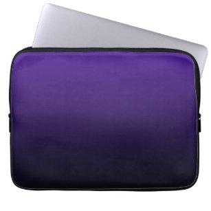 Capa Para Notebook Bag de Eletrônicos de Gradação Púrpura para Trasei