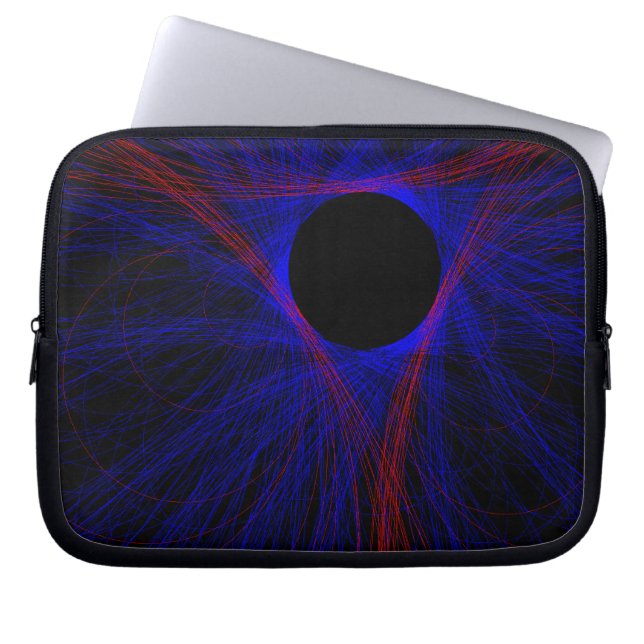 Capa Para Notebook Bag de Eletrônicos Geométricos do Triângulo Acentu (Frente)