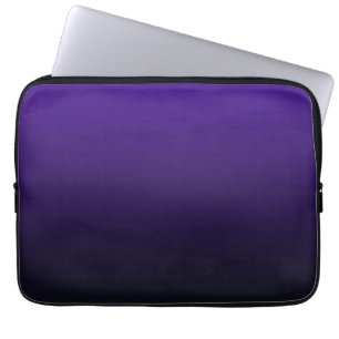 Capa Para Notebook Bag de Eletrônicos Gradiente Roxo a Preto