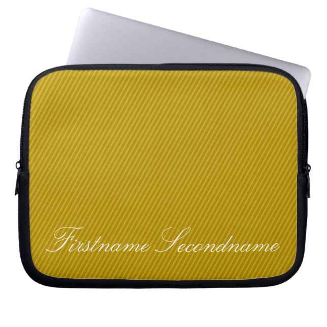 Capa Para Notebook Bag de Stripes Elegante (Frente)