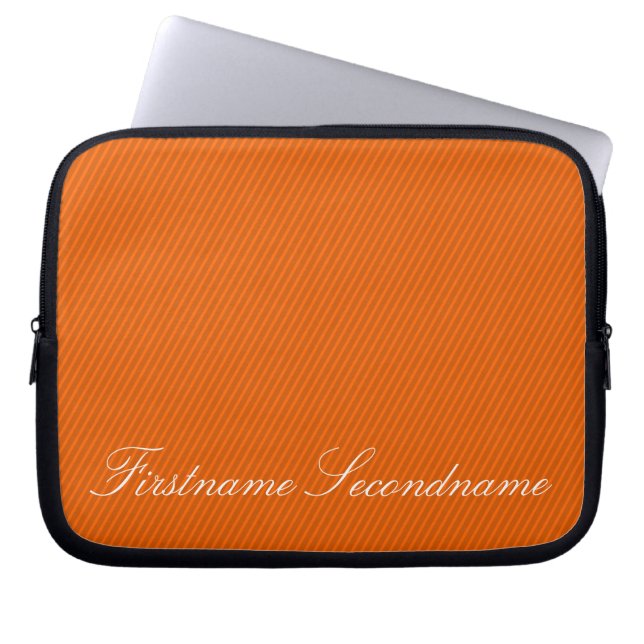 Capa Para Notebook Bag de Stripes Elegante (Frente)