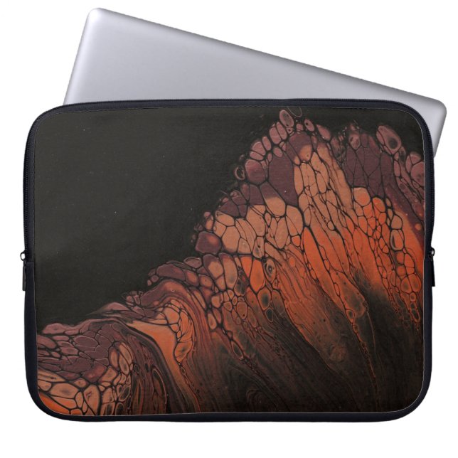 Capa Para Notebook Bag Eletrônicos de efeito borboleta (Frente)