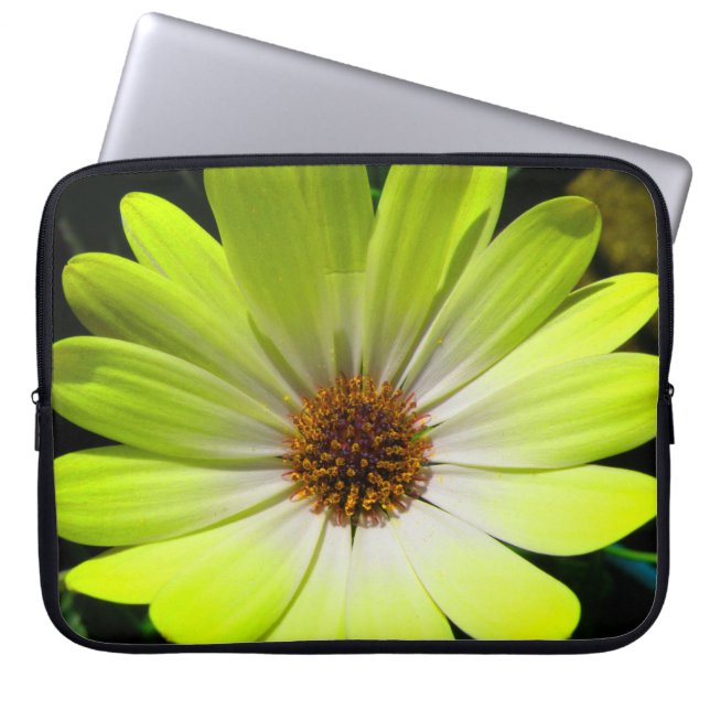 Capa Para Notebook Bag Laptop Amarelo Fluorescente Africano (Frente)