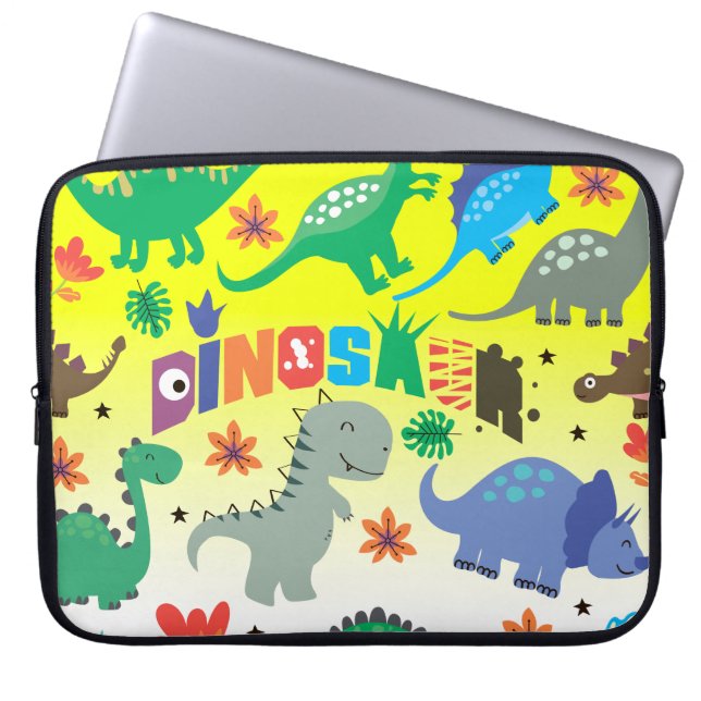 Capa Para Notebook Bag Laptop do Dinossauro Gelado (Frente)