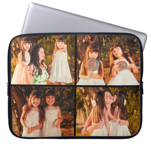 Capa Para Notebook Bag Personalizada de Eletrônicos de Colagem de Fot