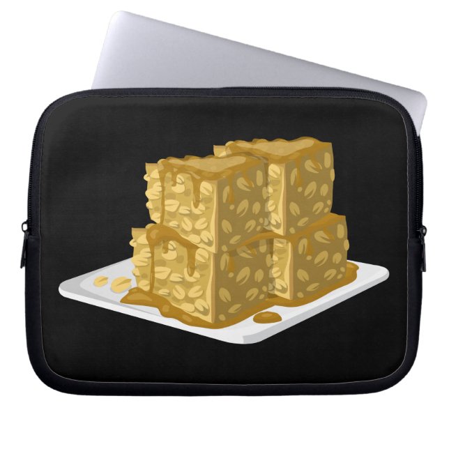 Capa Para Notebook Bagaço de aveia de Comida (Frente)