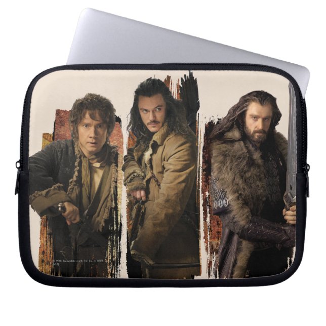 CAPA PARA NOTEBOOK BAGGINS™, BARD BOWMAN™, & THORIN OAKENSHIELD™ (Frente)