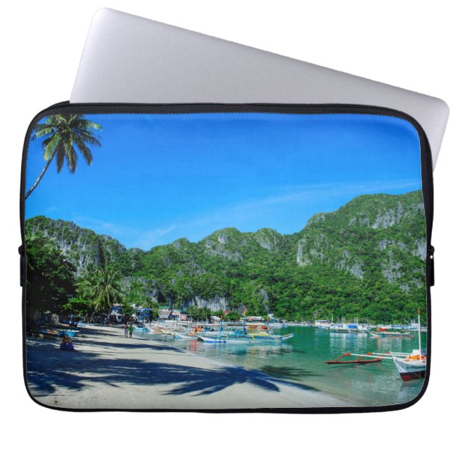 Capa Para Notebook Baía da Praia de El Nido (Frente)