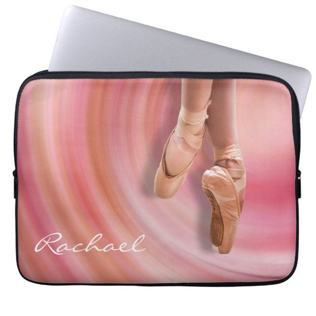 Capa Para Notebook Bailarina com Nome Personalizado (Frente)