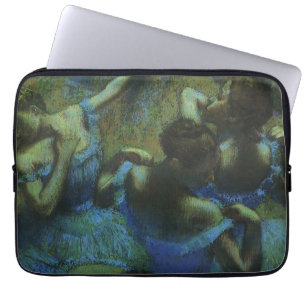 Capa Para Notebook Bailarinas Azuis de Edgar Degas, Impressionismo Vi