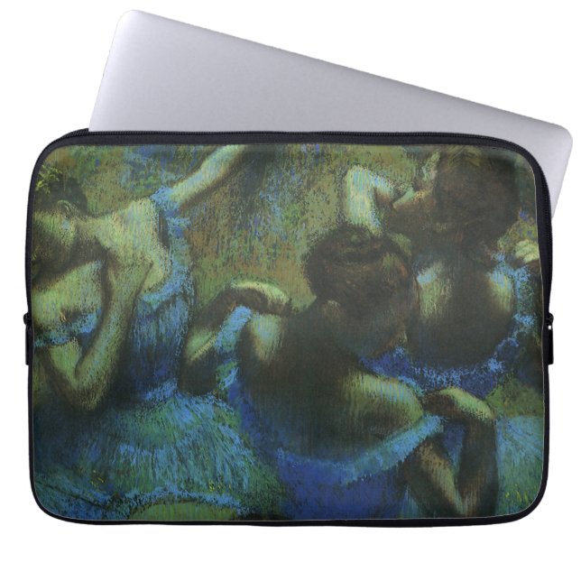 Capa Para Notebook Bailarinas Azuis de Edgar Degas, Impressionismo Vi (Frente)