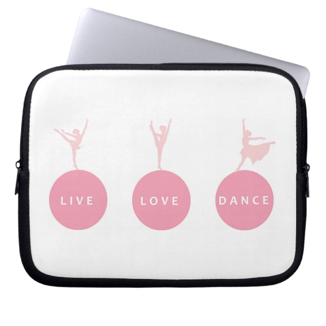 Capa Para Notebook Bailarinas vivas da dança do amor - rosa - (Frente)