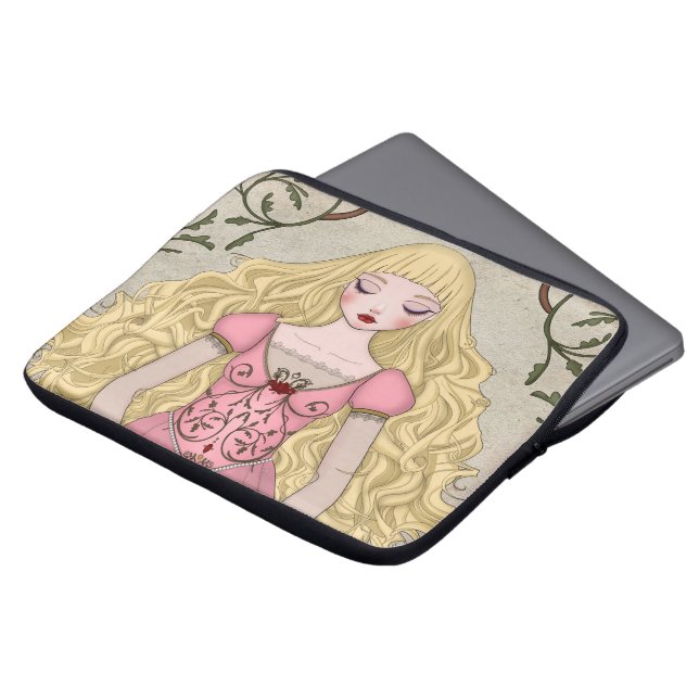 Capa Para Notebook bakarti (bakarti) The sleeping beauty (Frente Topo)