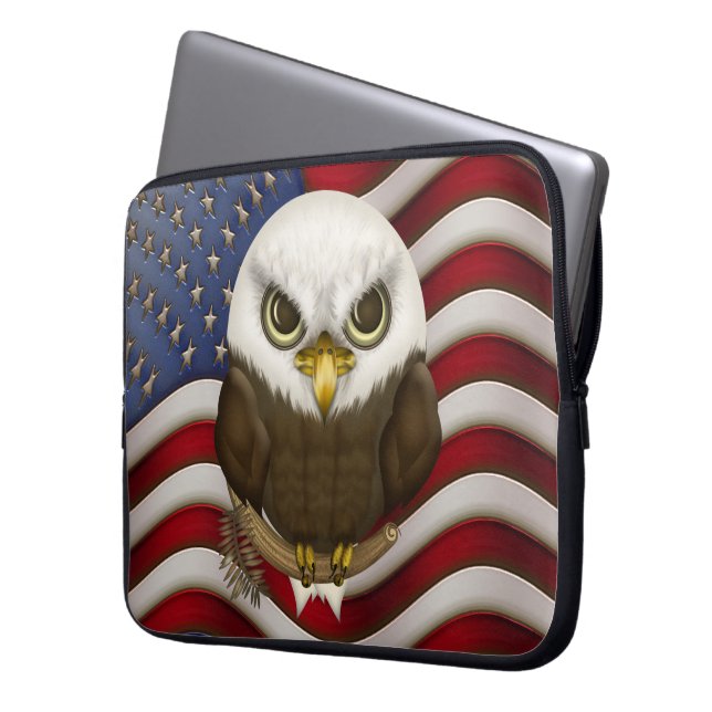 Capa Para Notebook Baldwin a águia americana bonito (Frente Esquerda)