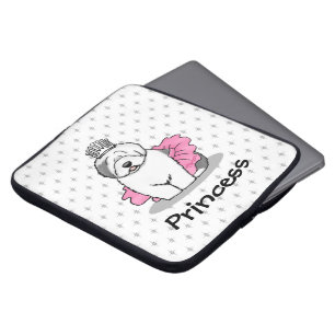 Capa Para Notebook Balé bonito Princesa Antiga Cinza Inglesa de Ovino