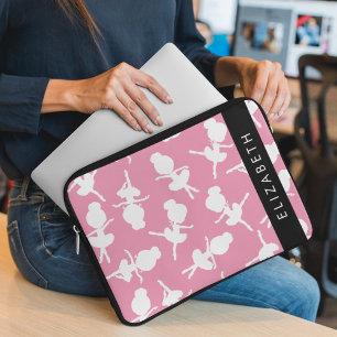 Capa Para Notebook Ballerina, Balés, Dança, Seu Nome