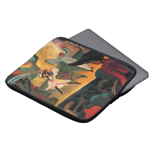 Capa Para Notebook Ballet Russes, Balé Russo por August Macke (Frente Topo)