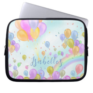 Capa Para Notebook Balões Eletrônicos Pastel Sag