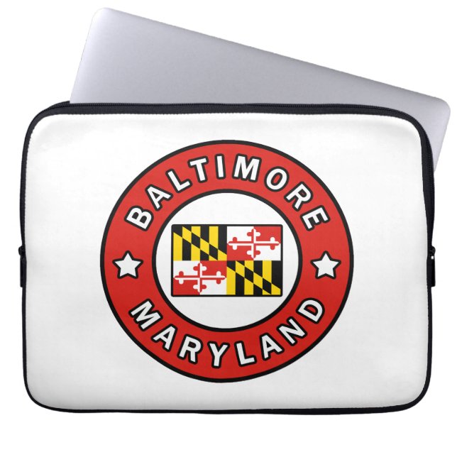 Capa Para Notebook Baltimore Maryland (Frente)