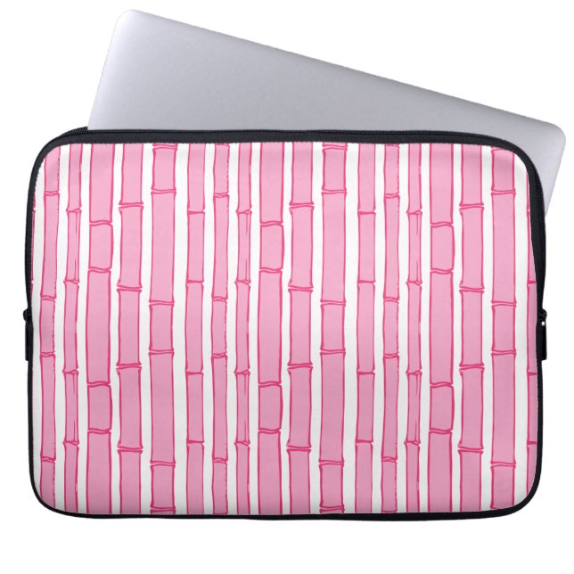 Capa Para Notebook Bambooey Bamboo Stripe in Pink (Frente)