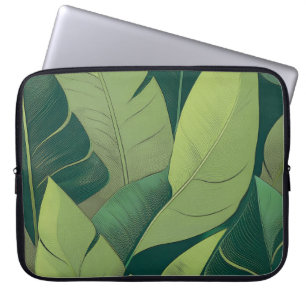 Capa Para Notebook Bananarama Hawaiian Banana Leaves Wetsuit