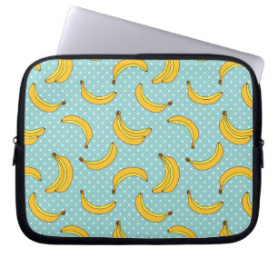 Capa Para Notebook Bananas e pontos de Polk