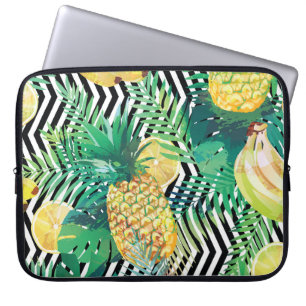 Capa Para Notebook Bananas Exóticas Limões Tropicais